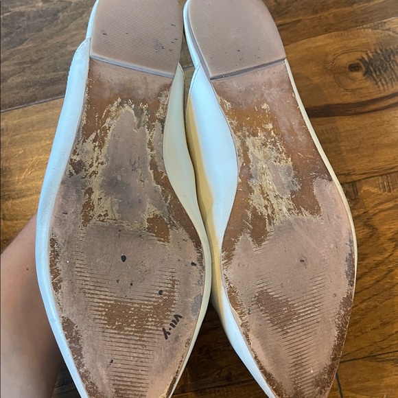 Madewell The Frances Skimmer Mule in Leather Vintage Canvas Cream - Picture 5 of 5